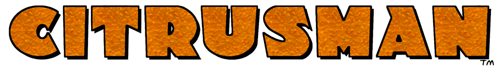 "Citrusman" Orangepeel logo